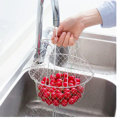 12-in-1 Vegetable Frying &amp; Foldable Strainer ARDS