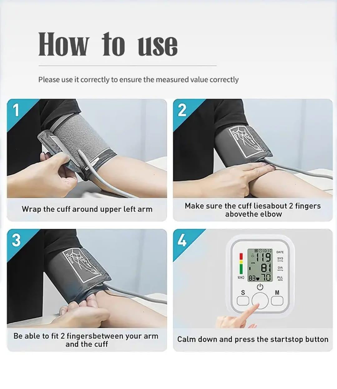 Digital Blood Pressure Monitor ARDS