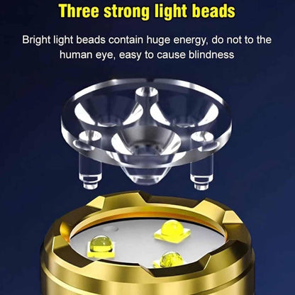 Three Eye Mini Flashlight Portable ARDS