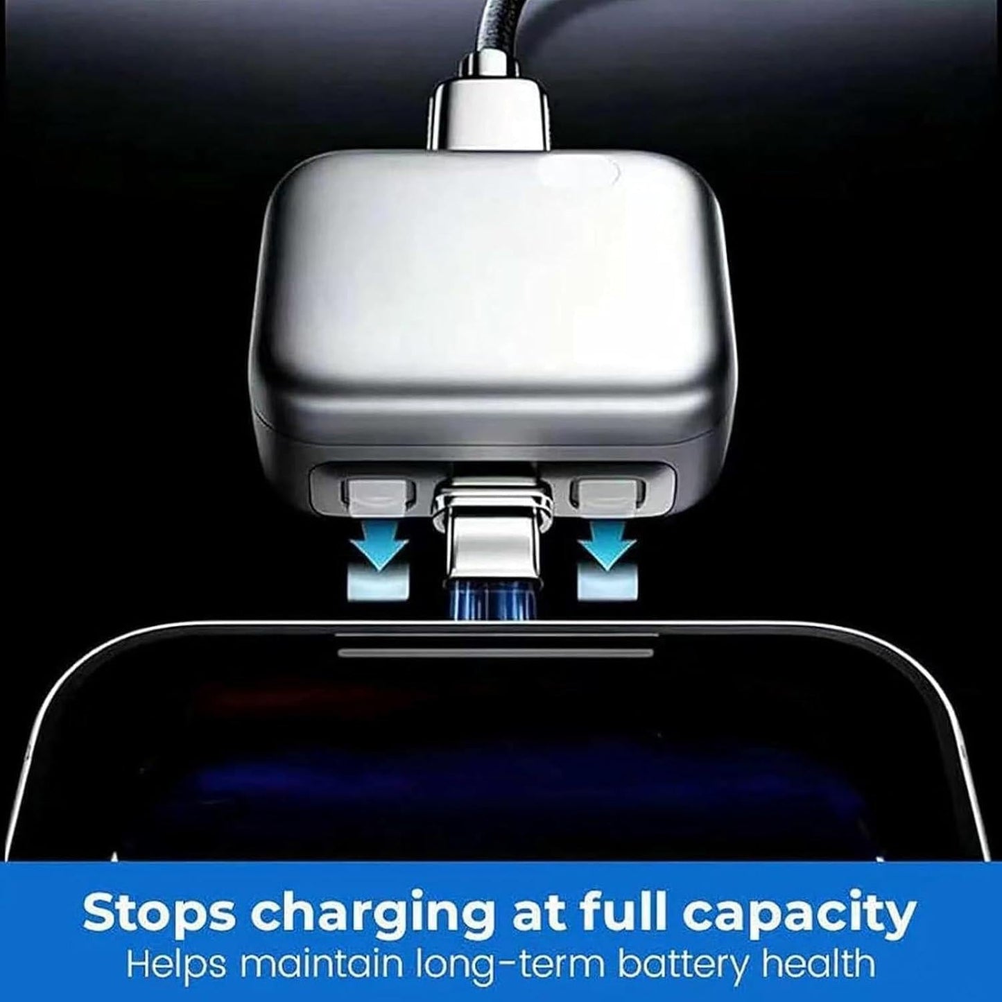 Type C Smart Auto Stop Charging Adapter, Auto Disconnect Charger ARDS