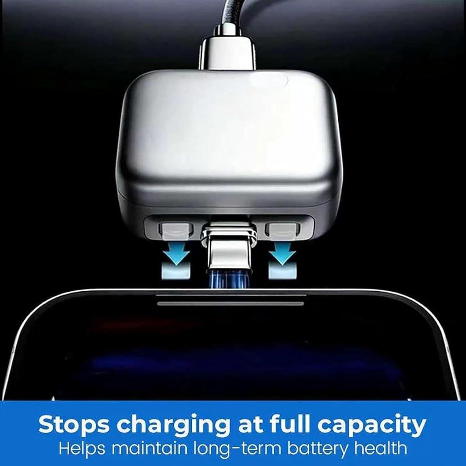 Type C Smart Auto Stop Charging Adapter, Auto Disconnect Charger ARDS