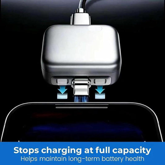 Type C Smart Auto Stop Charging Adapter, Auto Disconnect Charger ARDS