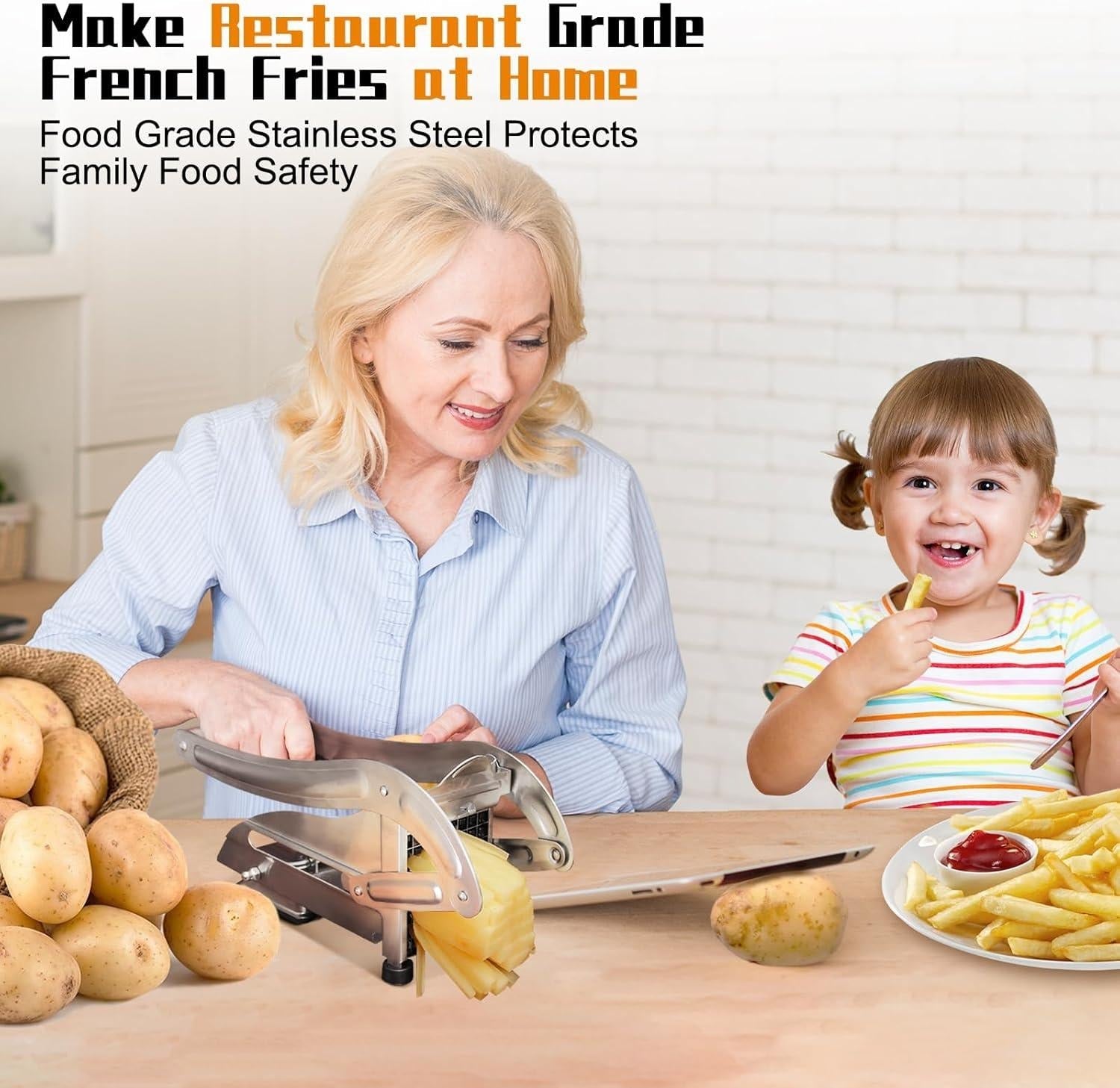Stainless Steel Potato Chips &amp; French Fry Cutter ARDS