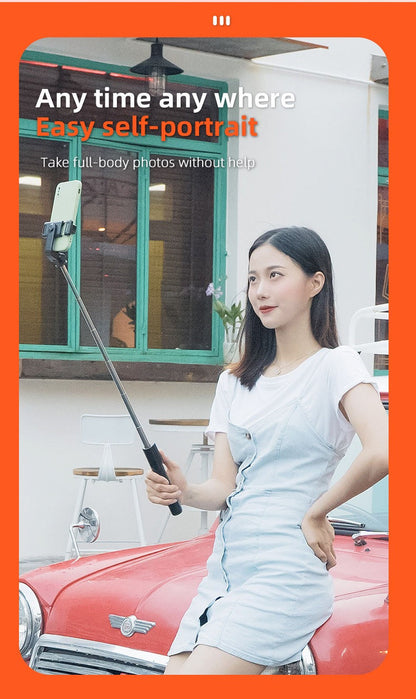 3-in-1 Wireless Selfie Stick R1 / R1S – Tripod Stand with Bluetooth Shutter ARDS