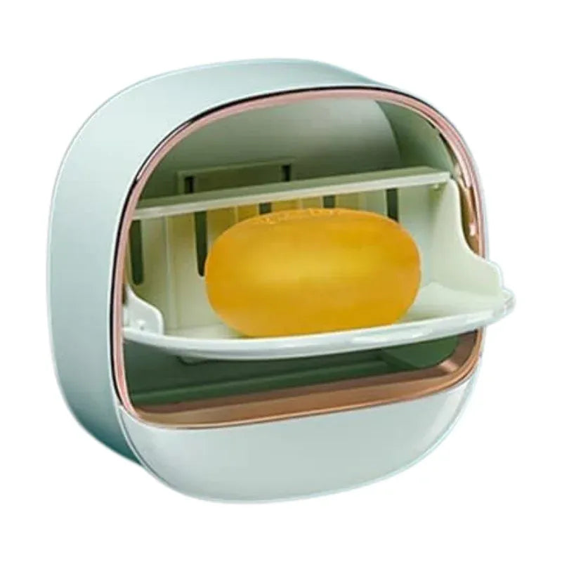 Light Green | Self-Adhesive Wall-Mounted Luxury Soap Holder YMDS
