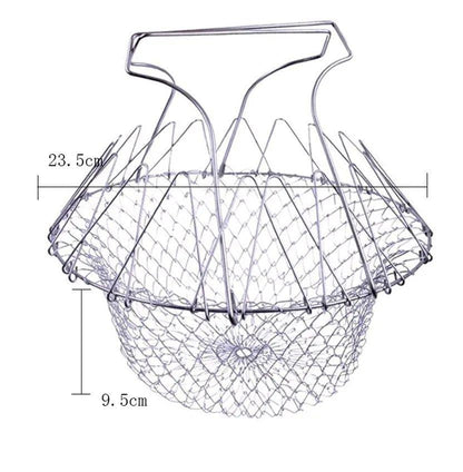 12-in-1 Vegetable Frying &amp; Foldable Strainer ARDS