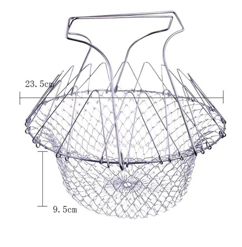 12-in-1 Vegetable Frying &amp; Foldable Strainer ARDS