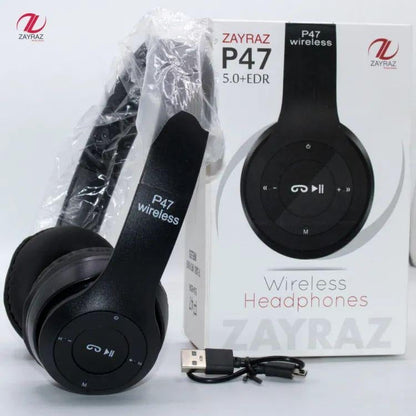 P47 Wireless Bluetooth Foldable Headphones ARDS