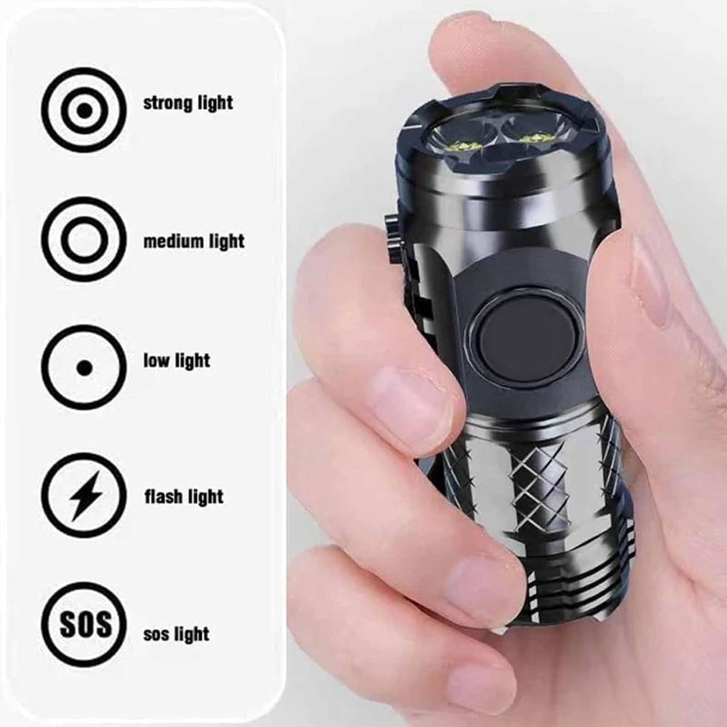 Three Eye Mini Flashlight Portable ARDS