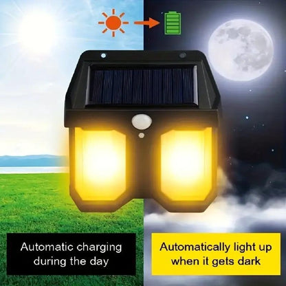 Double Head Antique Solar Sensor Wall Lamp ARDS