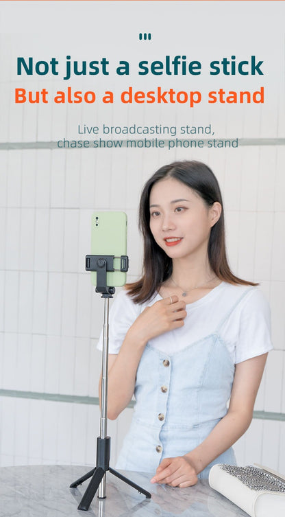 3-in-1 Wireless Selfie Stick R1 / R1S – Tripod Stand with Bluetooth Shutter ARDS