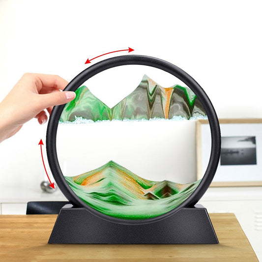 3D Moving Sand Art Hourglass ARDS