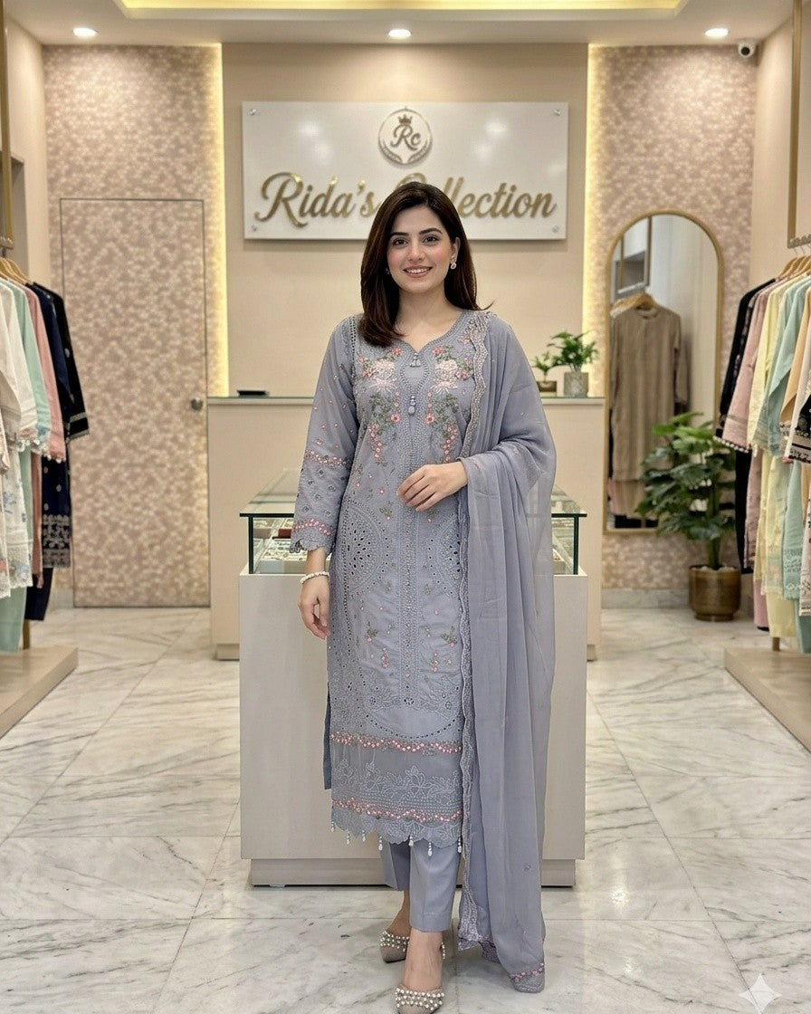 Gray Maria b Dress MR-605 Maysoon