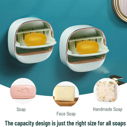 Light Green | Self-Adhesive Wall-Mounted Luxury Soap Holder YMDS