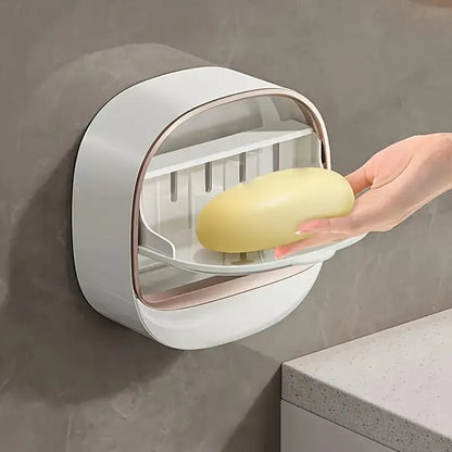 Milky White | Self-Adhesive Wall-Mounted Luxury Soap Holder YMDS