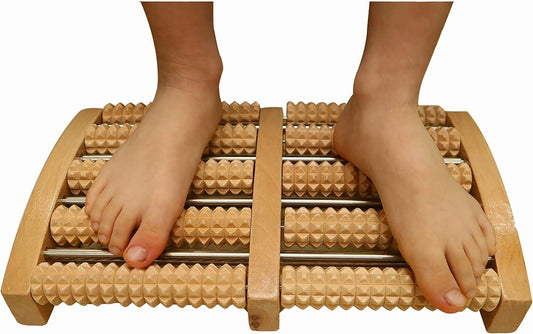 Traditional Wooden Roller Foot Massager ARDS