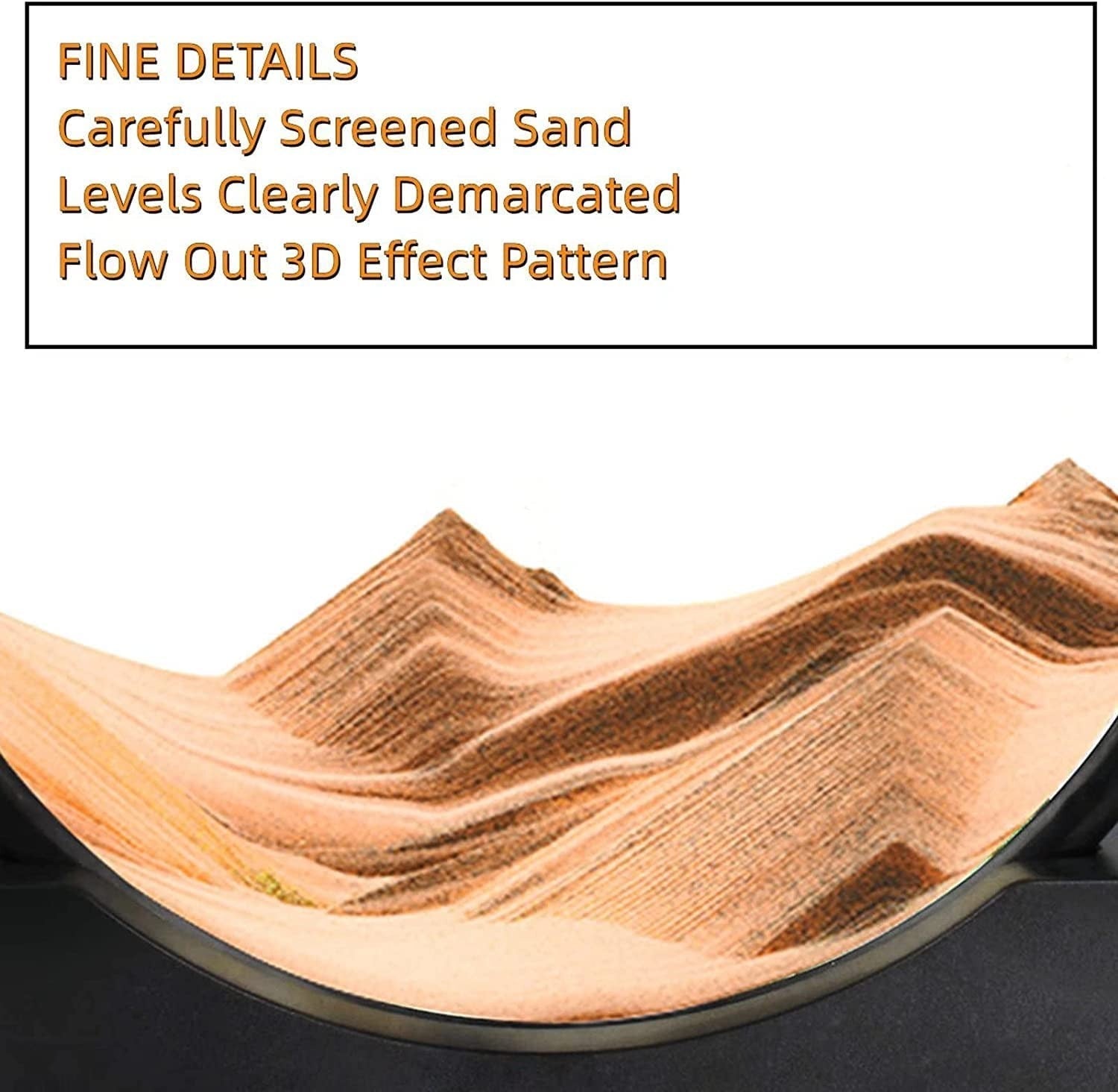 3D Moving Sand Art Hourglass ARDS