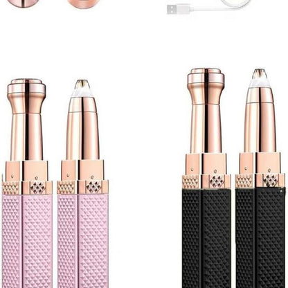 Rechargeable 2 in 1 Hair Remover Trimmer For Women