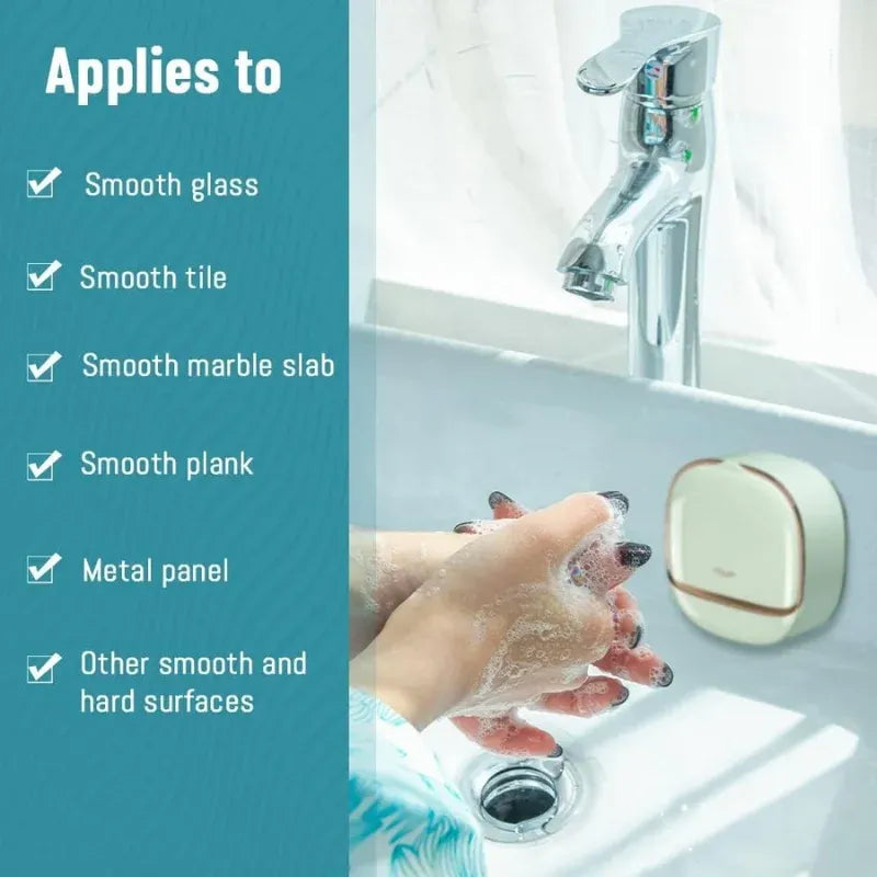 Light Green | Self-Adhesive Wall-Mounted Luxury Soap Holder YMDS