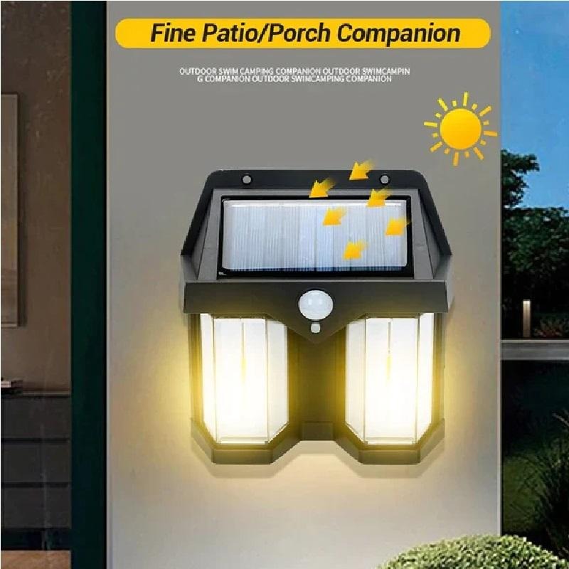 Double Head Antique Solar Sensor Wall Lamp ARDS