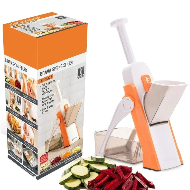 Brava Spring Vegetable Slicer Chopper YMDS