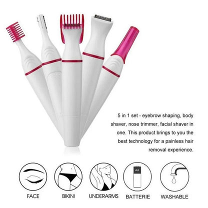 Veet Trimmer Multifunction 5 in 1 Electric Epilator