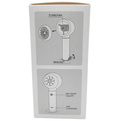 Turbo Fan Rechargeable Mini Cooling Fan YMDS