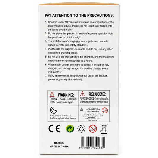 TurboFan Rechargeable Mini Cooling Fan YMDS