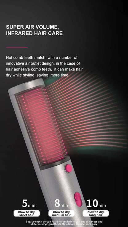 One Step Multifunctional Hot Air Comb Straight