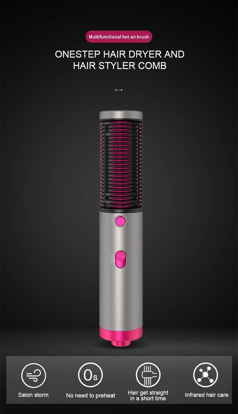 One Step Multifunctional Hot Air Comb Straight