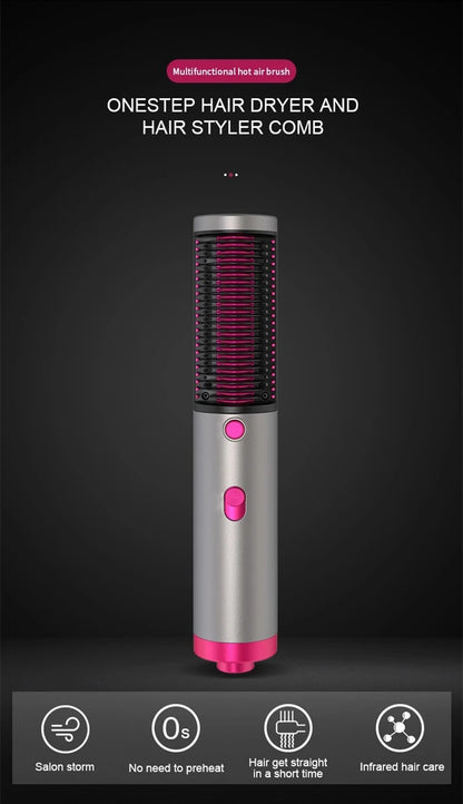 One Step Multifunctional Hot Air Comb Straight