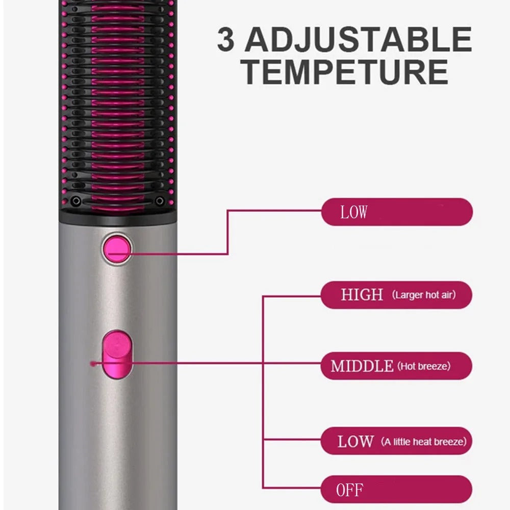 One Step Multifunctional Hot Air Comb Straight