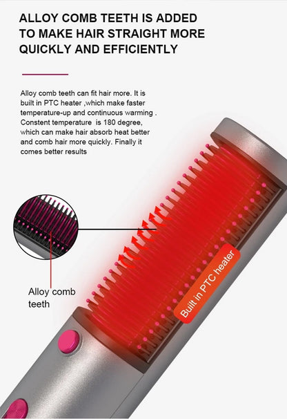 One Step Multifunctional Hot Air Comb Straight