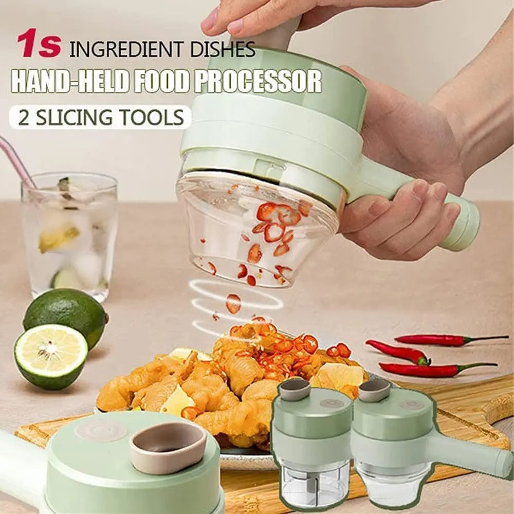 4-in-1 Portable Electric Vegetable Cutter ARDS