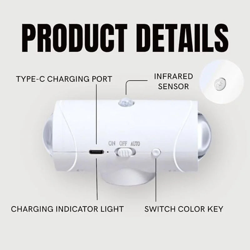 LED Night Light with Motion Sensor YMDS