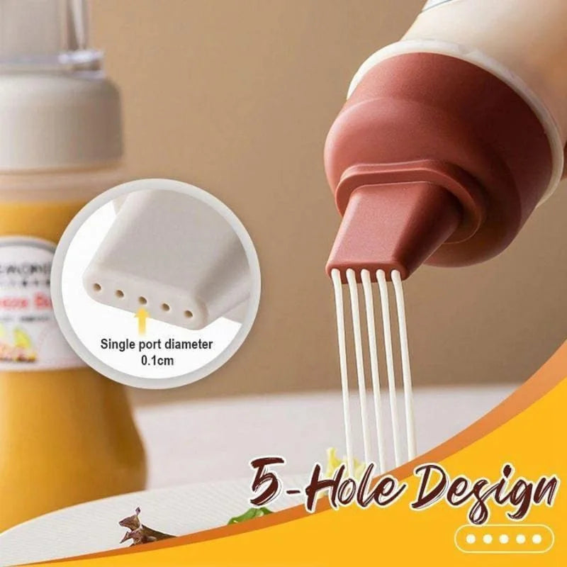 5 Hole Squeeze Sauce Bottle YMDS