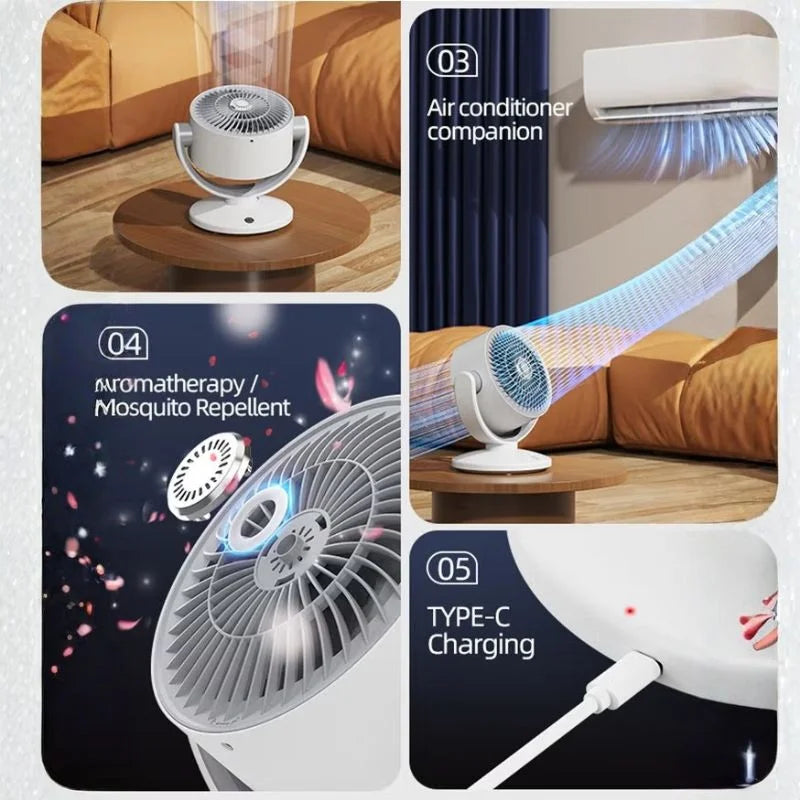Oscillating Desktop Circulating Fan FT-905 YMDS