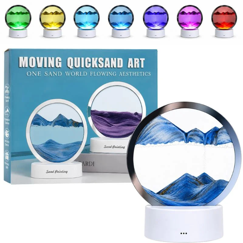 3D Moving Sand Art LED Lamp YMDS