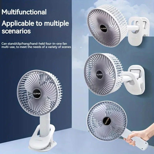 Rechargeable 3-in-1 Clip Fan YMDS