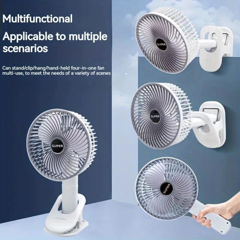 Rechargeable 3-in-1 Clip Fan YMDS
