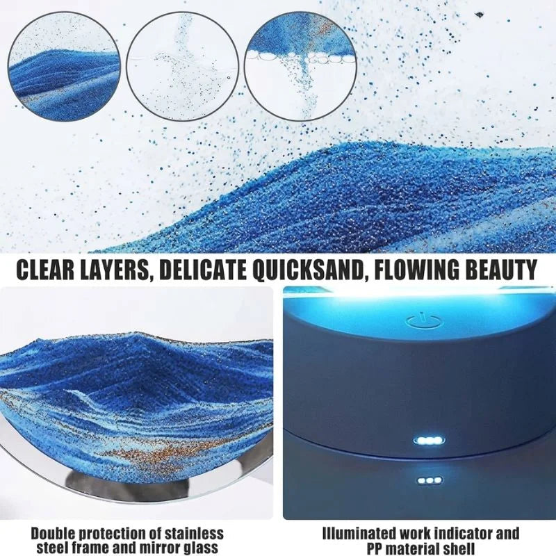 3D Moving Sand Art LED Lamp YMDS