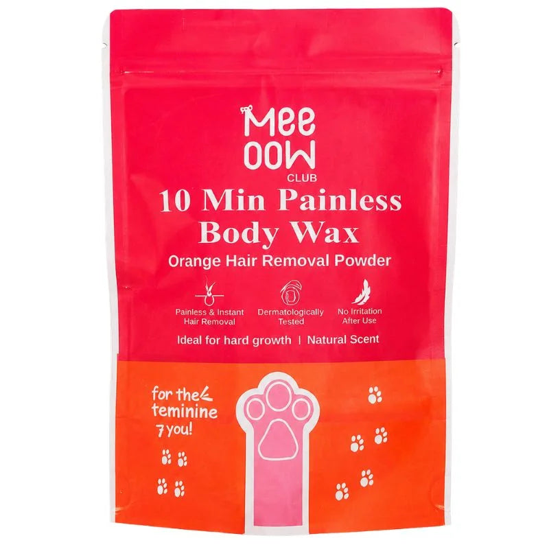 Meow Club 10-Min Painless Body Wax Powder with Spoon YMDS
