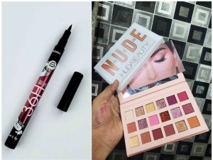18 Colors Eyeshadow Palette + 36H Eyeliner Marker Deal HHC