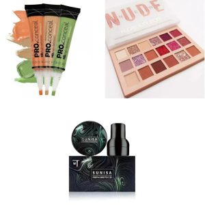 3-in-1 Deal Foundation, Eyeshadow & Concealer | Beauty Deal for Girls & Women HHC