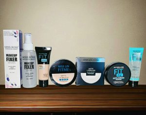 Face Pro Deal - Makeup Fixer, Foundation(Random Shade), 2-in-1 Face Powder(With Puff), Loose Powder, Primer HHC