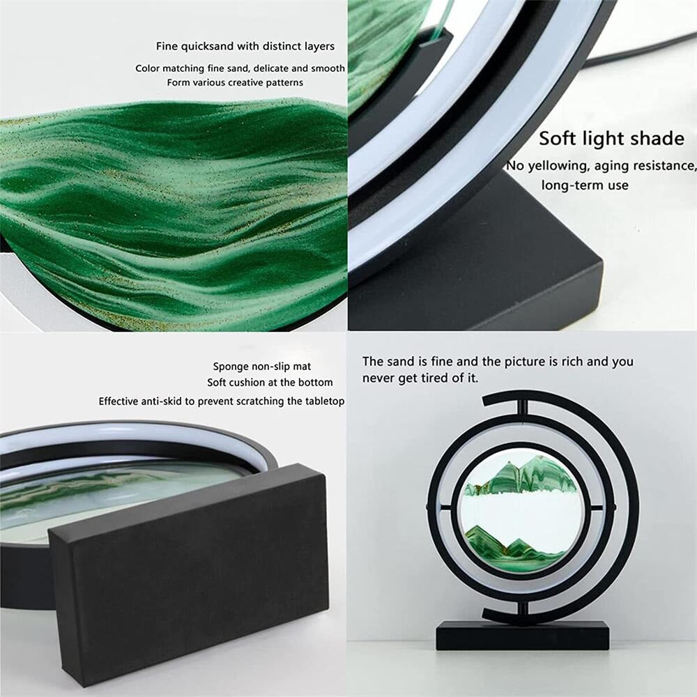 3D Moving Sand Art Hourglass ARDS