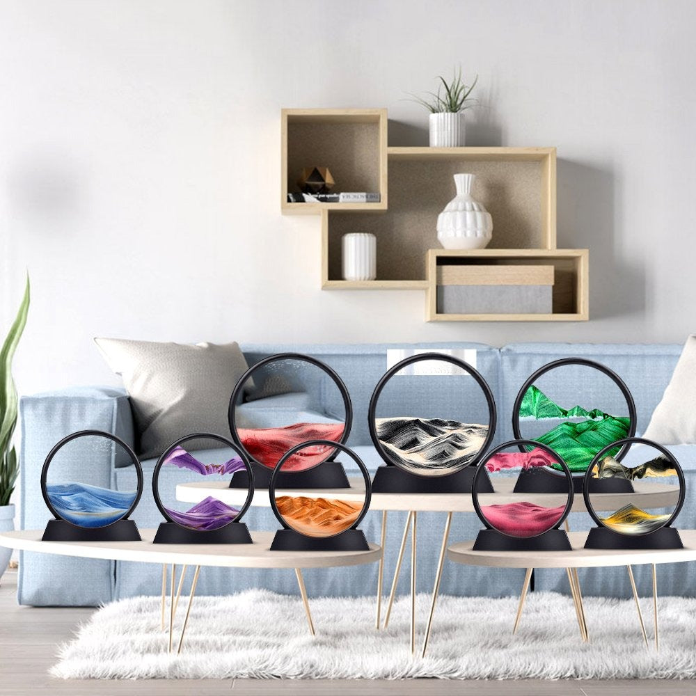 3D Moving Sand Art Hourglass ARDS