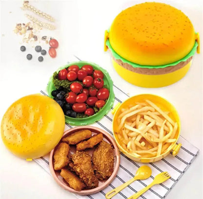 Burger-Shaped School Tiffin Box ARDS