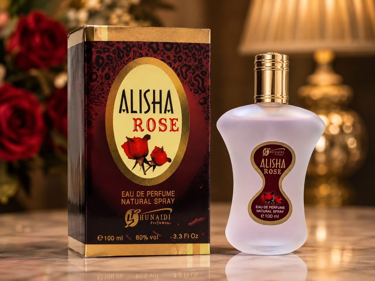 Alisha Rose Eau De Parfum by Hunaidi 100ML HHC