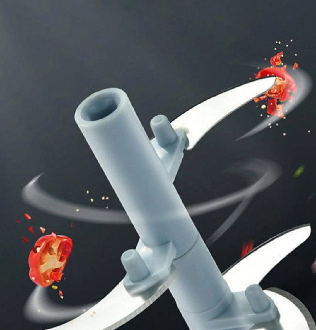 5 Blades Manual Vegetable Chopper Cutter Hand Pull Food Chopper ARDS